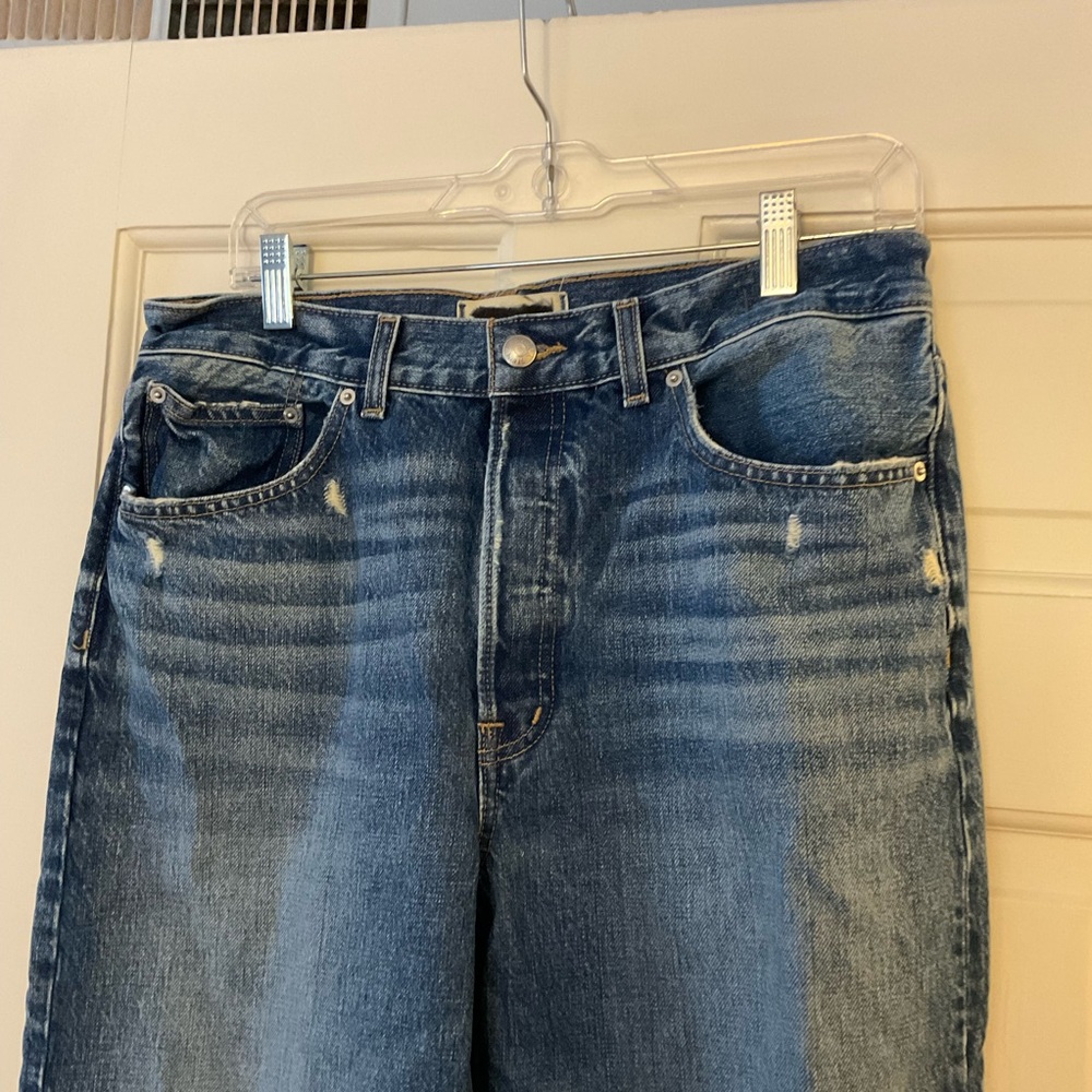 NEW Madewell The Low-Slung Baggy Jean Robertson Wash Rigid Size 28 NWOT - Picture 6 of 14